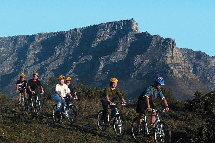 Mountain biking on Table Moutain